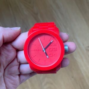 Men’s or women’s Diesel stainless steel and silicone water resistant watch